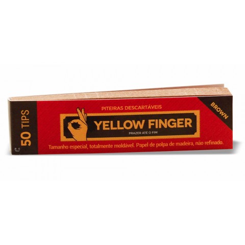 Piteira de Papel Yellow Finger - Brown